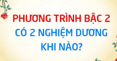 Phương trình bậc 2 có 2 nghiệm dương khi nào? điều kiện để PT bậc 2 có 2 nghiệm dương - Toán lớp 9